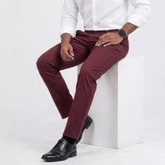 Fancy Chino Pants - Co Burgundy