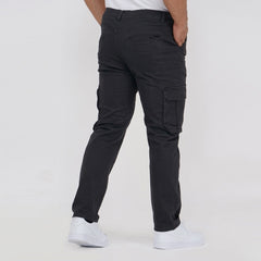 Premium Twill Cargo Pants - Dark Charcoal