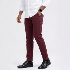 Fancy Chino Pants - Co Burgundy