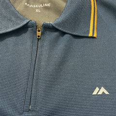 Premium Waffle Zipper Polo - Surma
