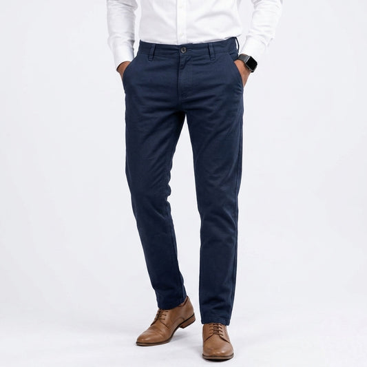 Fancy Chino Pants - Dark Navy
