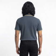 Premium Waffle Zipper Polo - Surma