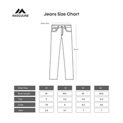 Stretch Semi Fit Jeans - Skyline