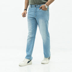 Straight Fit Jeans- Light Blue