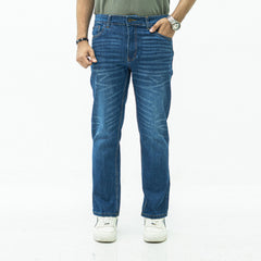 Straight Fit Jeans- Navy Blue