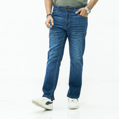 Straight Fit Jeans- Navy Blue