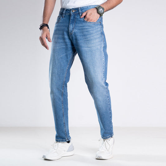 Stretch Semi Fit Jeans - Skyline