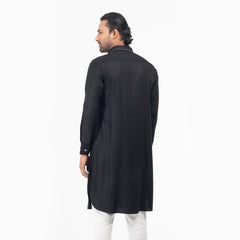 Premium Kabli Panjabi - Black