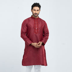premium panjabi - Maroon