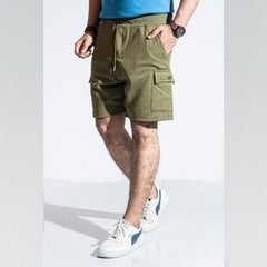 WaffleFlex Cargo Shorts-Olive