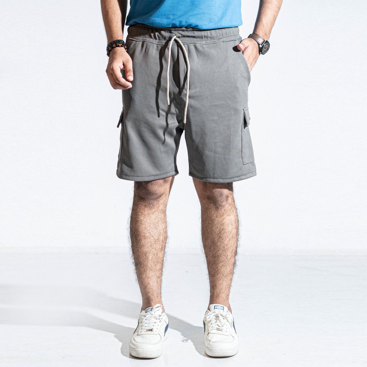 WaffleFlex Cargo Shorts-Surma