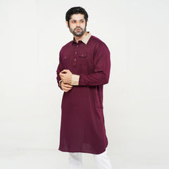 Kabli Panjabi- Maroon