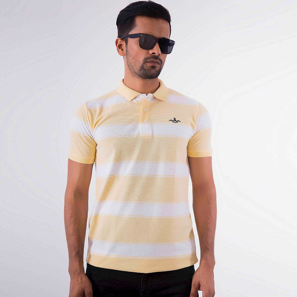 Polo Stripe-Yellow - Masculine