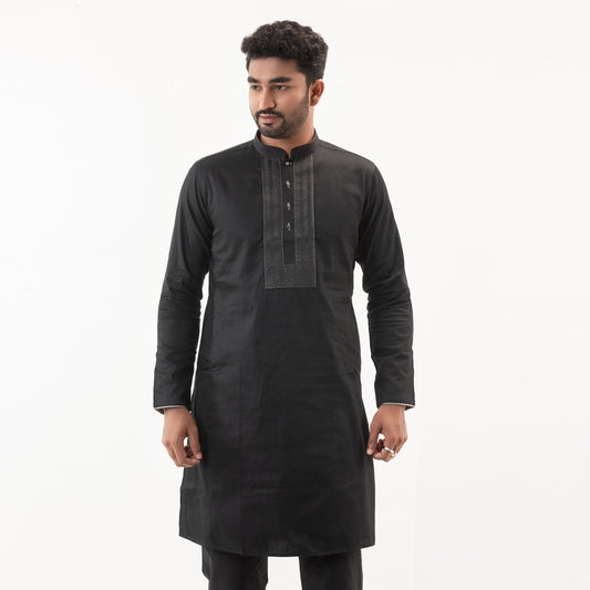 Semi Fit Casual Panajbi- Black - Masculine