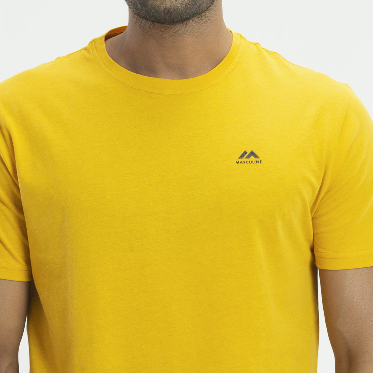 Solid T-shirt- Yellow - Masculine