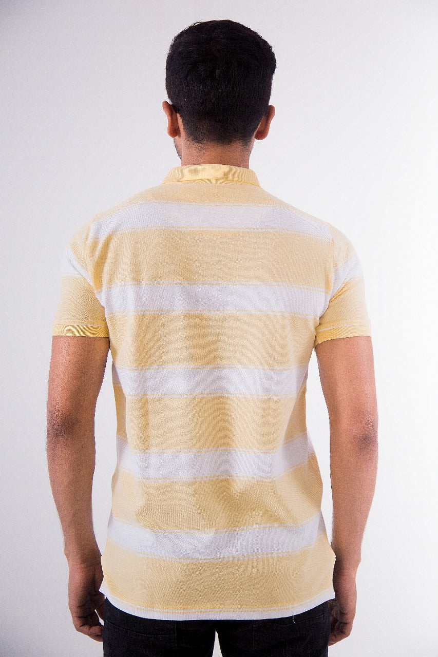 Polo Stripe-Yellow - Masculine